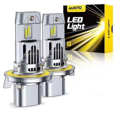 2X Kit de bombillas LED súper brillantes H13 9008 33000LM 6500K blanco haz alto-bajo Foto 1 de 4