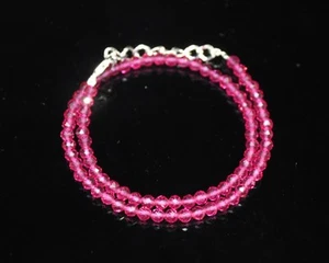 AAA Top Quality Pink Ruby Faceted Round Beads Size 3mm faceted ruby beads 1 - Picture 1 of 4