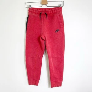 Nike Tech Fleece Jogger Pants Red Youth Boys Medium - Picture 1 of 1