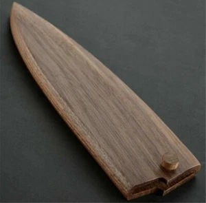 Japanese Chef Knife Sheath Wood Saya Shasimi Deba Knife Guard Case Bag190 220mm - Picture 1 of 4