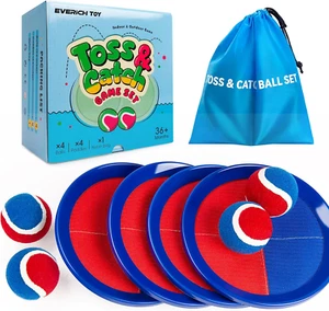 EVERICH Upgraded Toss and Catch Ball Game Set - Indoor and Outdoor Games for Kid - Picture 1 of 12
