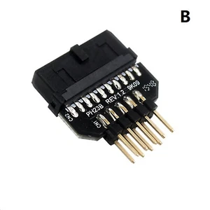 USB2.0 9-Pin To USB3.0 19-pin Adapter For Motherboard Panel Plug Connector - Picture 1 of 14