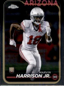 Card 204 - Marvin Harrison Jr. Arizona Rookie RC Base Topps Chrome Football 2024 - Bild 1 von 1