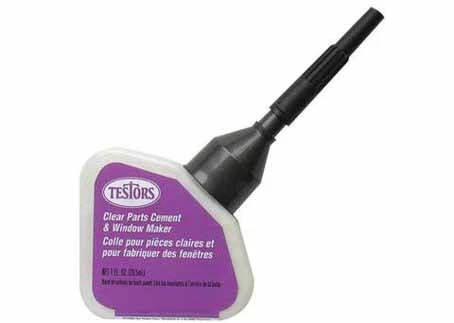 TES281217 Testors Clear Parts Cement and Window Maker 1oz - Image 1 of 1