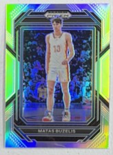 2023 Matas Buzelis Panini Prizm Draft Picks #13 Silver Prizm