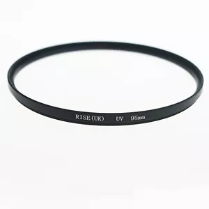 RISE(UK) 95MM UV Ultra-Violet Filter Lens Protector for All DSLR SLR Camera Lens - Picture 1 of 2