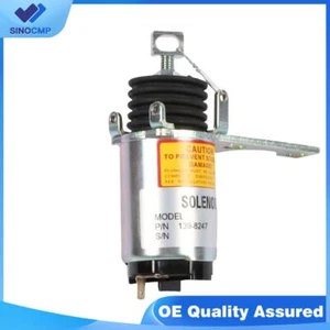 24V Stop Solenoid 139-8247 for CAT Engine C-9 C9 3126E Excavator 305.5 306 307B - Picture 1 of 7