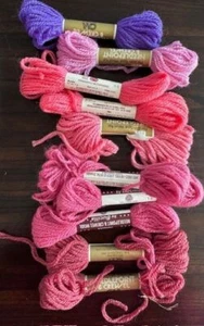 VGT BUCILLA PERSISCHE NADELSPITZE & CREWEL 100 % WOLLE GARN 10 STÜCK - Bild 1 von 1