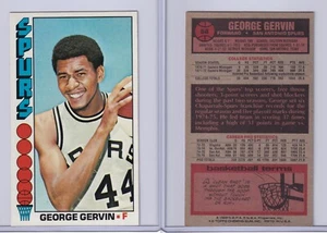 1976-77 Topps Basketball Card # 68 George Gervin San Antonio Spurs Forward EXMT - Picture 1 of 1