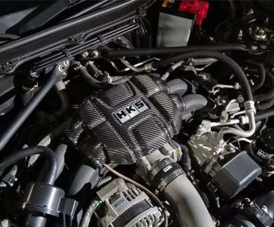 Cubierta de motor de carbono seco HKS se adapta a la mayoría de Toyota 86 y Subaru BRZ 2013-2021  Foto 1 de 2