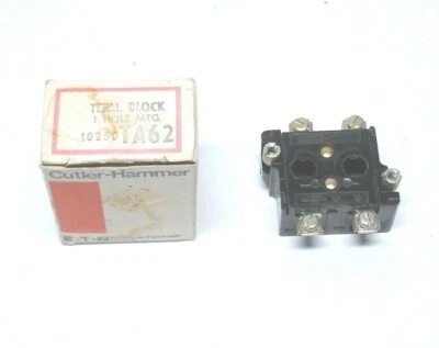 NEW EATON 10250TA62 TERMINAL BLOCK, CUTLER-HAMMER, NIB - Image 1 of 3