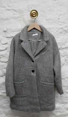 La Redoute. UK 16. Brand New Grey Coat. 46% Wool. £125.00 - Image 1 of 4