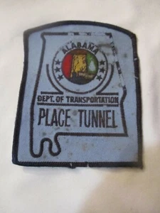 Parche túnel vintage RARO Alabama AL Departamento de Transporte DOT Place - Imagen 1 de 2