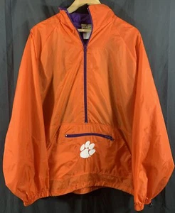 ✨Vintage Heisman By Reebok Clemson Tigers Windbreaker Jacke mit Kapuze Gr. M✨ - Bild 1 von 11