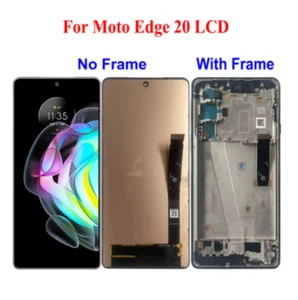Pour Motorola Edge 20 XT2143-1 LCD écran tactile numériseur assemblage - Photo 1 sur 6