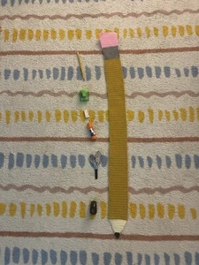 handmade crocheted kids scarf - Picture 1 of 4