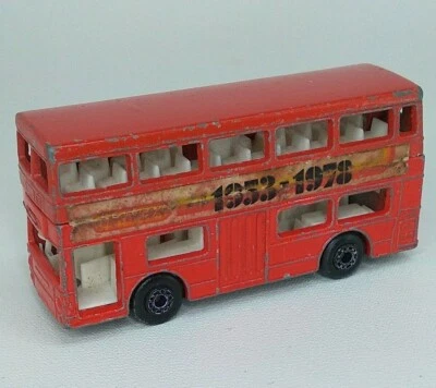 Matchbox Lesney 1972 The Londoner Red Number 17 Super Fast Made In England - Image 1 of 4