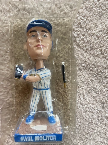 Milwaukee Brewers 2007 Paul Molitor Bobblehead with Box BD&A Cover
