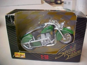 Maisto Honda Shadow 1:18 Special Edition Indian NEW IN ORIGINAL worn BOX - Picture 1 of 2