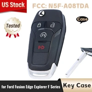 for Ford F150 2015 16 17 18 19 20 21 Flip Remote Key Shell Case Fob N5F-A08TDA - Picture 1 of 5