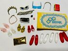 Lot d'accessoires Barbie vintage - diadème, collier, fer à repasser, chaussures, bandeau skipper
