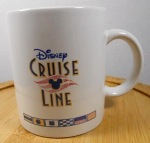 DCL Disney Cruise Line Disneyana souvenir promo ad ceramic coffee mug cup - Imagen 1 de 7