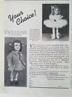1939 Shirley Temple and Deanna Durbin doll vintage toy ad