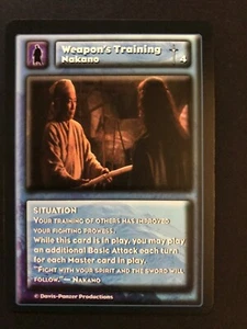 Nakano WEAPON'S TRAINING 1E 1st Edition Highlander CCG Gathering - Bild 1 von 1