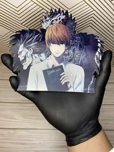 Death Note Light Yagami & Ryuk 3D Lenticular Motion Car Sticker Decal Peeker - Picture 1 of 3