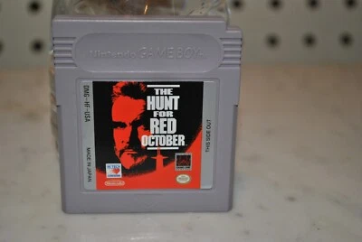 The Hunt for Red October for the Nintendo Game Boy. Tested With manual - Image 1 of 4