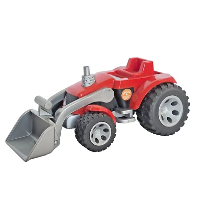 BRUDER Roadmax Red Tractor Front Loader 20102 Germany Missing Cab - Image 1 of 4