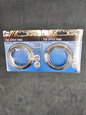 (2) Danco Decorative Tub Spout Ring in Chrome 80001 - Image 1 of 3