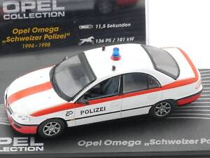 Opel Omega Schweizer Polizei 1994 CH Collection 1:43 wie NEU! OVP 1612-31-46