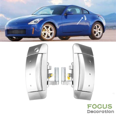 Passenger Side/Driver Side Outside Exterior Door Handle For 2003-09 Nissan 350Z - Image 1 of 4