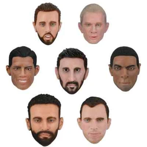 Máscara completa realista de futbolista disfraz de tocado de látex de Halloween aterrador - Imagen 1 de 15
