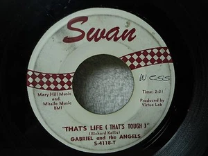 Gabriel And The Angels 45 Thats Life / Dont Wanna Twist 1962 Doo Wop Pop Orig! - Imagen 1 de 4
