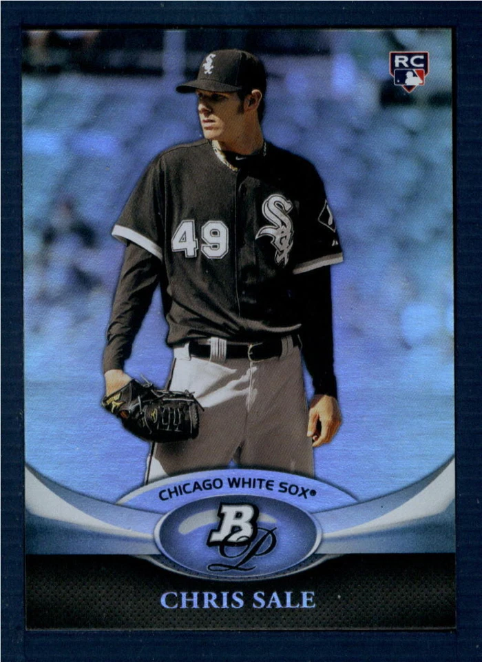 2011 Bowman Platinum #35 Chris Sale RC Rookie Chicago White Sox Baseball Card - Image 1 of 2