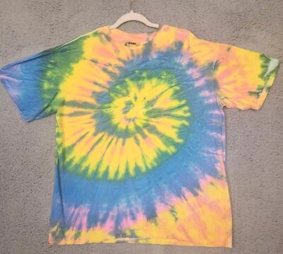 Vintage Gitano Shirt Mens Large Tie Dye 90s Hippie Festival  - Image 1 of 4