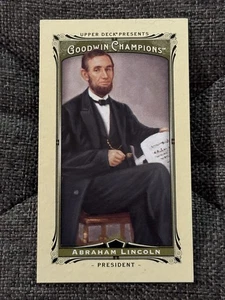2013 Upper Deck Goodwin Champions #108 Mini Abe Lincoln Abraham President - Picture 1 of 1