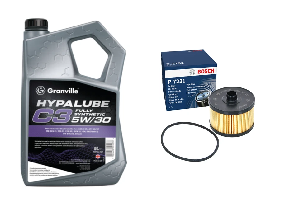 Kit de servicio filtro de aceite y aceite de motor 5L 2016 encendido para Nissan Micra K14 0.9 IG-T Foto 1 de 4