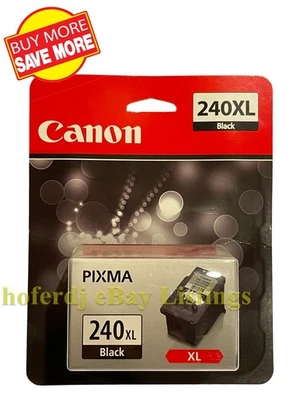 Cartucho de impresora de tinta negra Canon 240XL genuino OEM Foto 1 de 4
