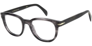Monturas de gafas cuadradas suaves de cuerno gris David Beckham para hombre - DB7097 02W8 20 - Imagen 1 de 3
