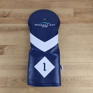 Golf Driver Headcover Muskoka Bay Club Resort Canada 1 Wood Blue - Picture 1 of 12