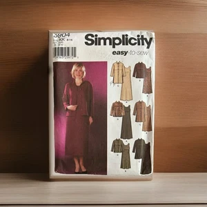 Simplicity pattern 5904-jacket/tunic+dress-UNCUT-orig.$13.95-Size KK 8-14 - Picture 1 of 2