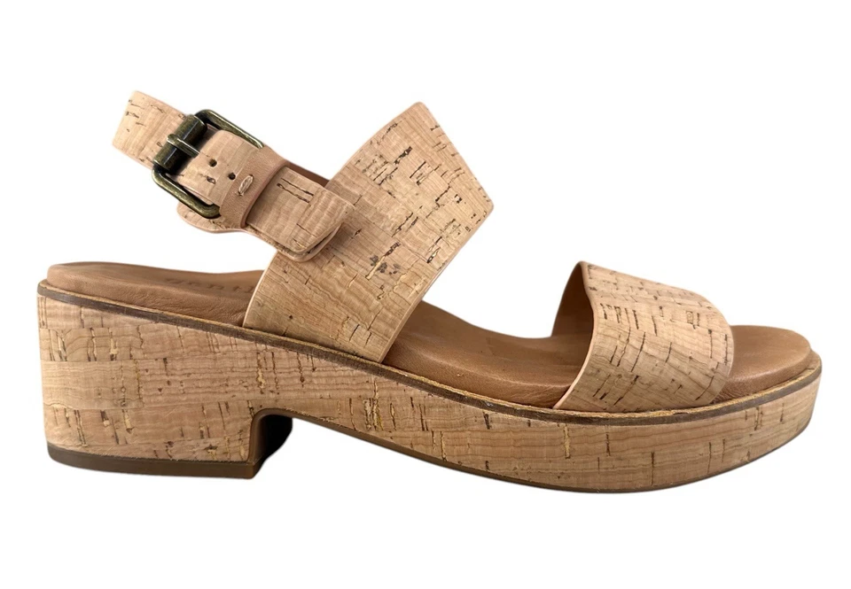 Sandalias Gentle Souls By Kenneth Cole para mujer 7,5 M beige talia con correa al tobillo tacones Foto 1 de 4