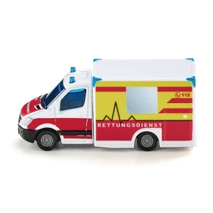 siku 1536, Ambulancia, Metal/Plástico, Rojo/Amarillo/Blanco, Versátil, Vehículo - Imagen 1 de 9