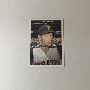 AUTOGRAPHED Bill Mazeroski Great Topps Auto Card #6 - Picture 1 of 2