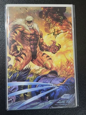 Wolverine #41 and #42 (Signed)Tyler Kirkham Connecting Virgin Variant Set - Image 1 of 3