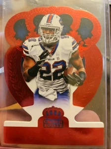 2014 Crown Royale Retail Red Color Match #80 Fred Jackson /99 Buffalo Bills  - Picture 1 of 4