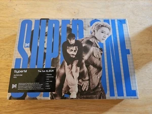 SUPER ONE SUPER M 1ST ALBUM BLUE CD SET WITH POSTER - Picture 1 of 9